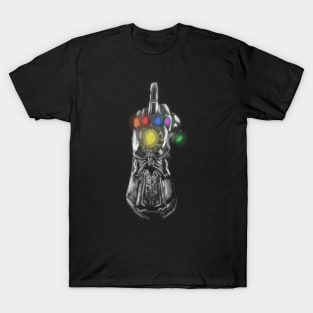 Infinity Gauntlet - Middle Finger Version T-Shirt